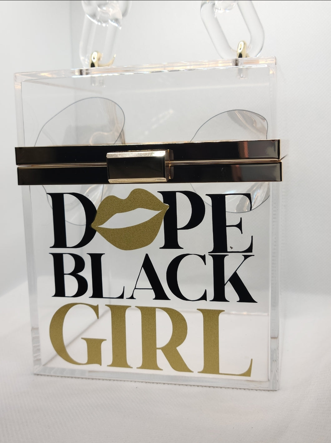 Dope Black Girl Acrylic Purse